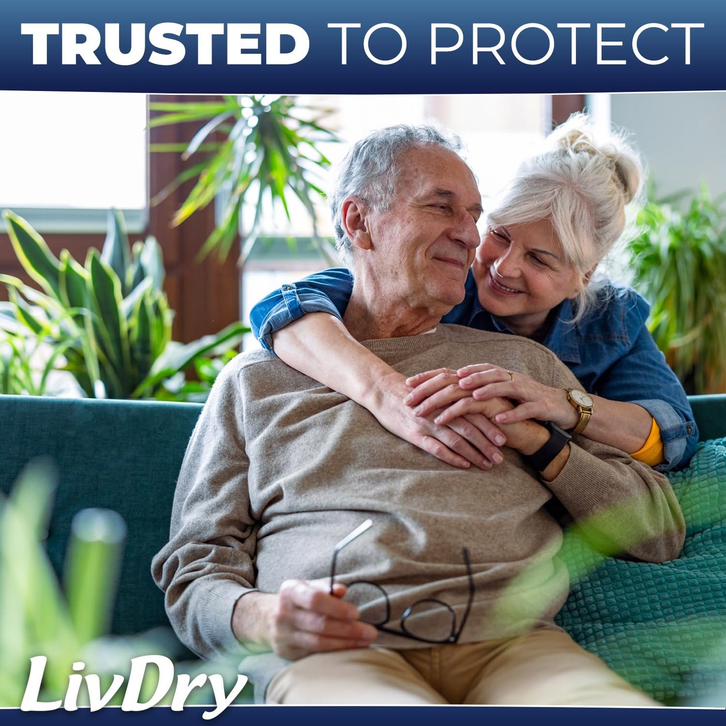 LivDry EnduraDry Max Adult Diapers with Tabs, Up to 12-Hours, Super Absorbent Incontinence Underwear, Leak Protection Briefs, Large, 48-Pack