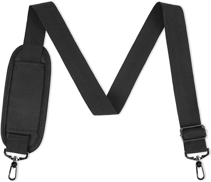 Ytonet Shoulder Strap, 52" Universal Adjustable Padded Laptop Shoulder Strap Replacement Comfortable Belt with Metal Hooks...