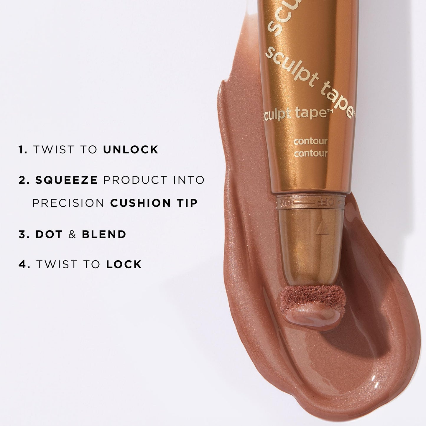 tarte sculpt tape contour - cool bronze (light to light-medium skin tones) - full size