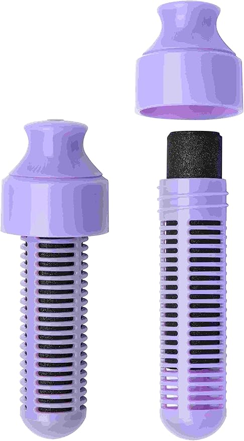 Bobble Classic Water Bottle, Filtered Water, BPA-Free Reusable Bottle, Soft Touch Carry Cap with Replaceable Carbon Filter for Sustainable Water and Hydration 18.5 oz - 2 Pack (Lavender)