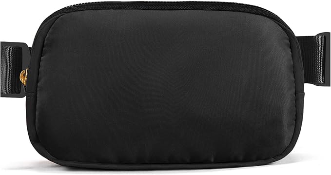 Cwualo Belt Bag Zipper Fanny Pack Crossbody Bags for Women,Fashion Nylon Waist Packs, Water Repellent Two Way wear with Ad...