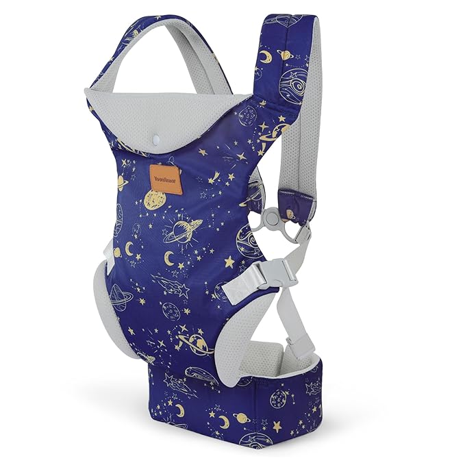 Baby Carrier, Ergonomic Adjustable Toddler Carriers for 7-33 Lbs, Cozy Lightweight Infant Carrier with Neck Support, Baby Chest Carriers with Lumbar Support for Parents (3-36 Months)