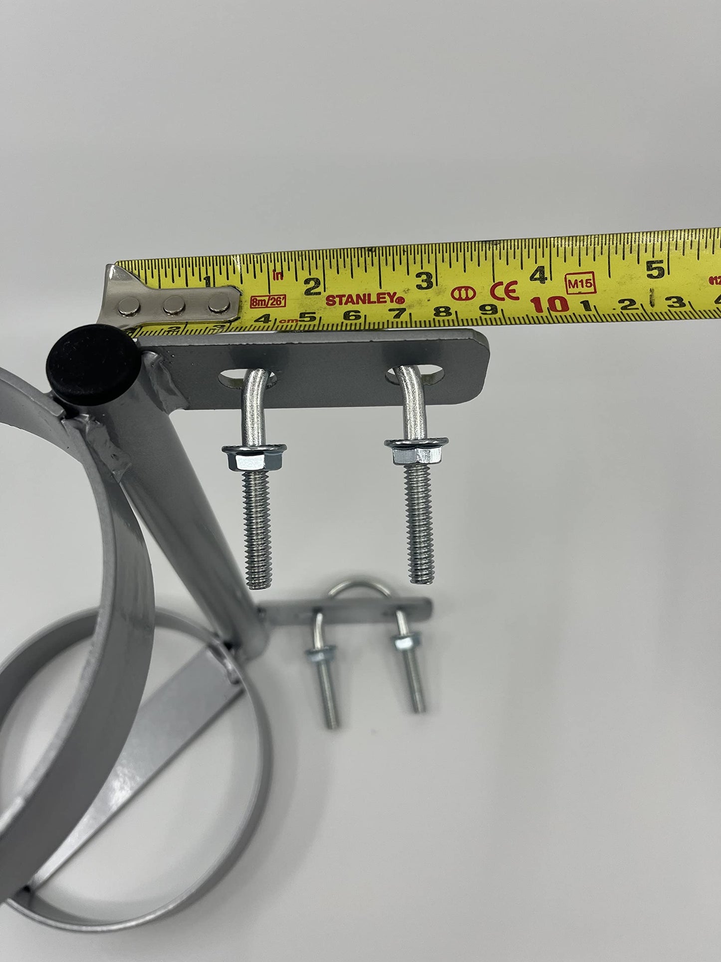 FWF Oxygen Holder for A Walker Holds 1 (D OR E Style) Cylinder Diameter Made in USA