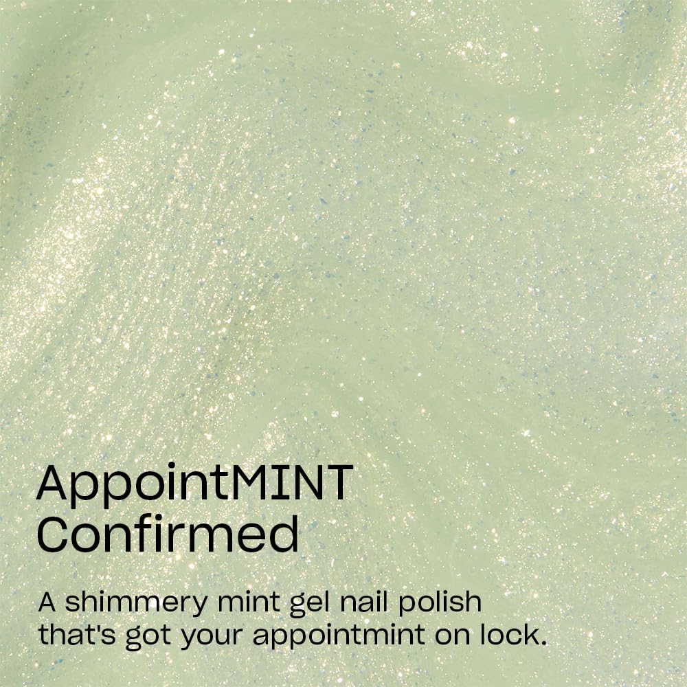 OPI Nail Lacquer AppointMINT Confirmed | Sheer Pastel Mint Shimmer Chip Resistant Nail Polish | OPI'm Dreaming Collection