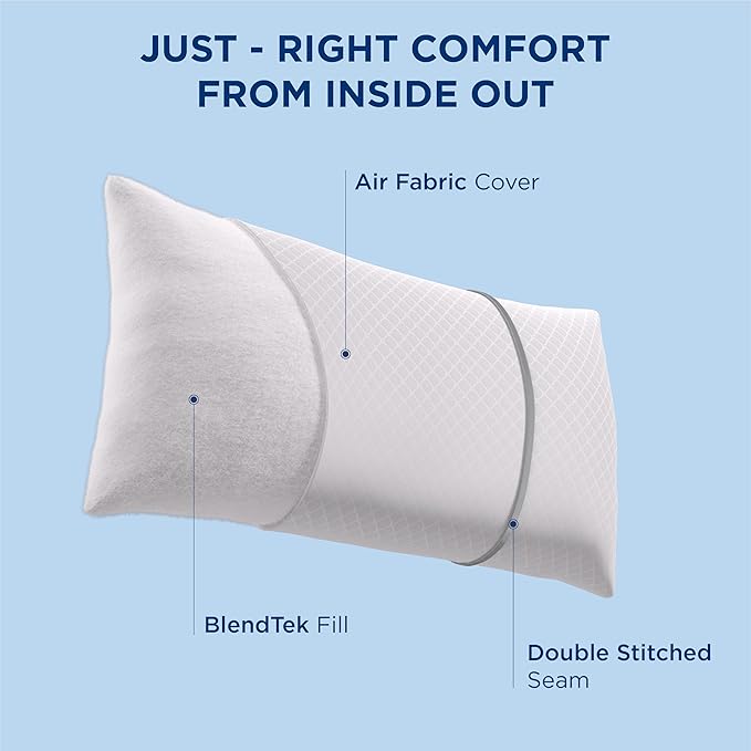Bedsure Hotel Pillows - Luxury Bed Pillows for Sleeping with Decoration Strip Breathable Cover Soft & Supportive Pillows for Side, Back or Stomach Sleepers (4, Light Khaki, Standard)