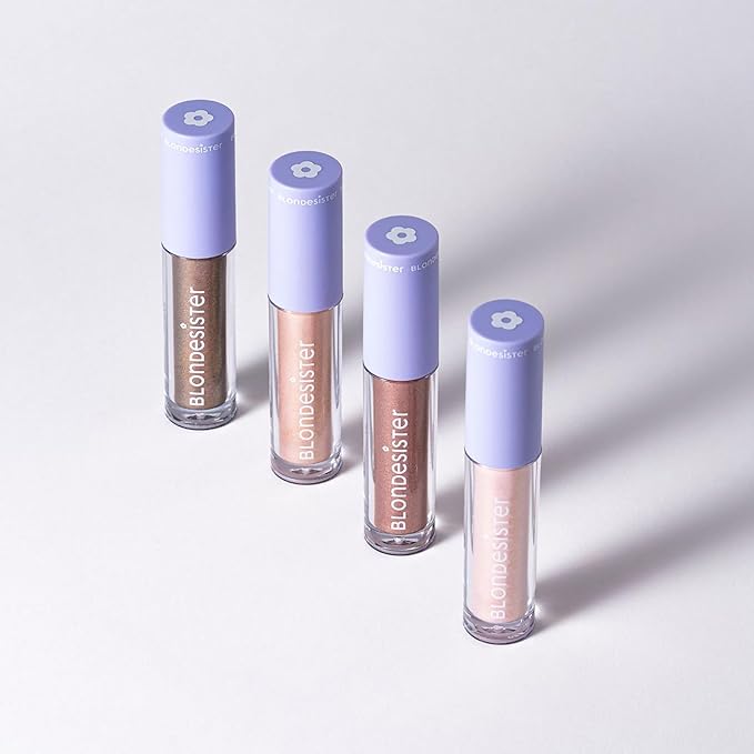Gloweye Liquid Eyeshadow - Highly Pigmented Shimmer Eyeshadow - Intense Color Payoff and Long-Lasting Wear - 02 Sunny Bronze - 0.084 oz