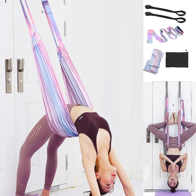 Yoga Stretch Rope,Yoga Assist Band,Ballet Leg Stretch Strap,Backflip Gymnastics Assistance, Fitness Training Aid Band, Gym...