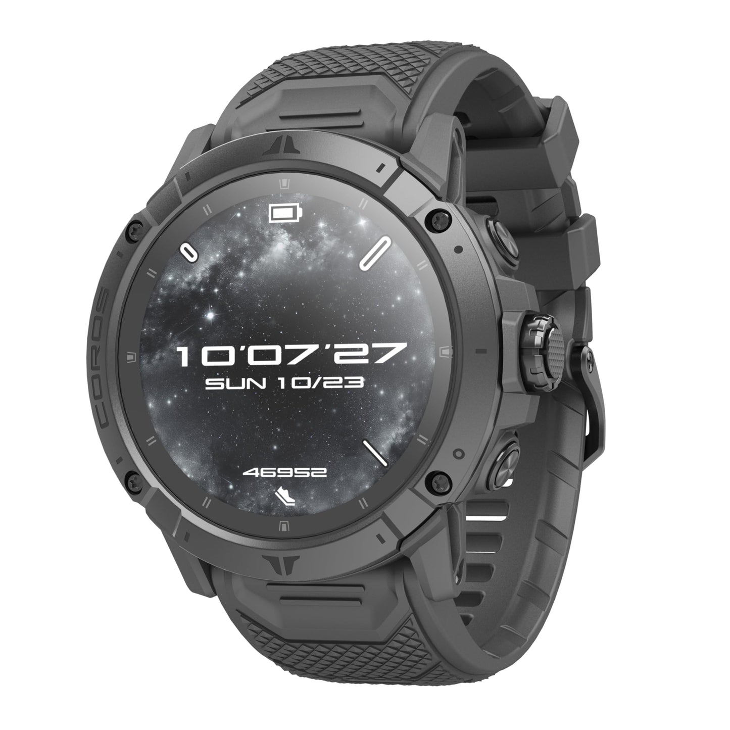 Coros Vertix 2S Adventure Gps Watch, 40 Days Battery Life, Gps Navigation With Global Offline Maps, Route Planner, Heart Rate Mo