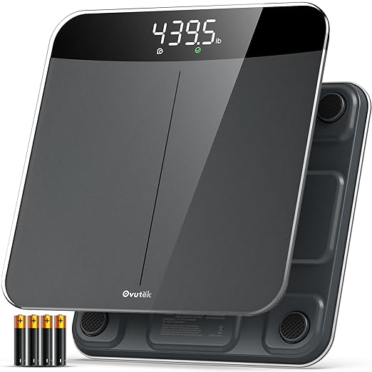 Ovutek Bathroom Scales Digital Weight, Topnotch Quality 450lb Weight Scale, Most Accurate to 0.05lb, Automatic Weighing Sc...