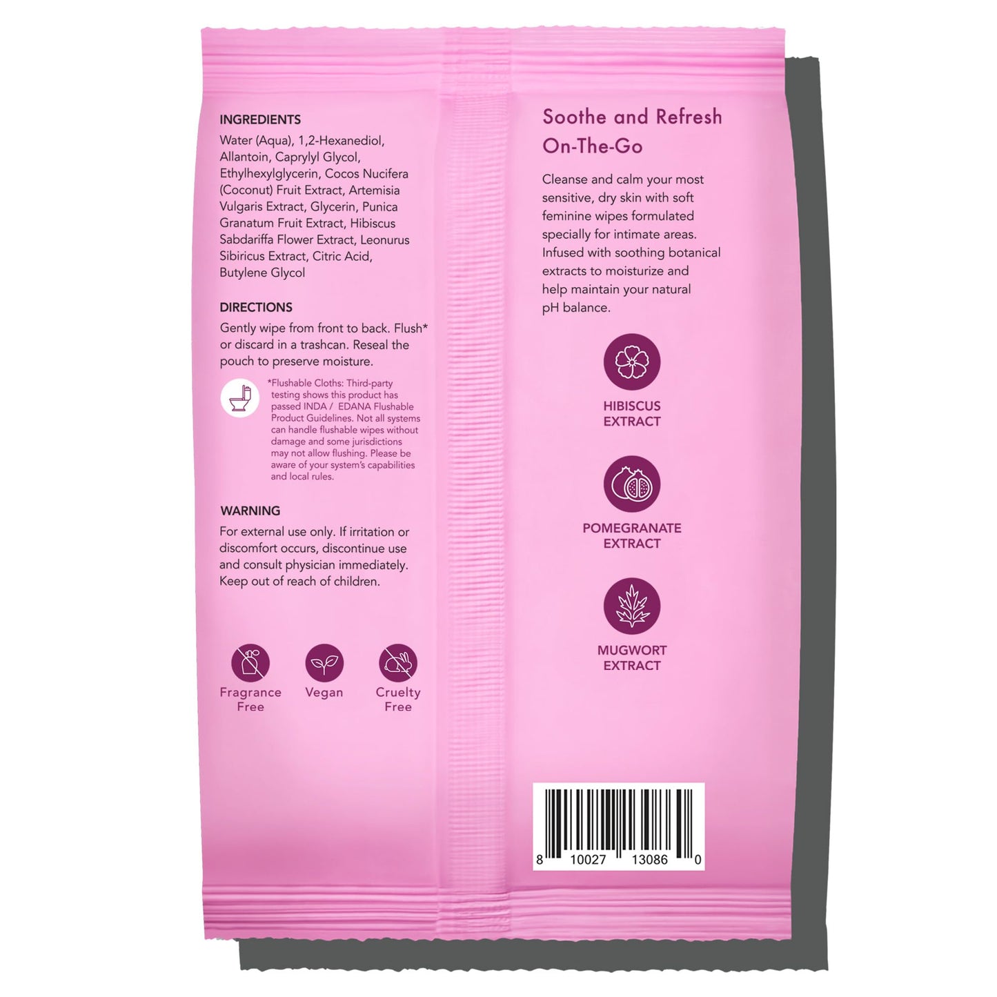 Rael Feminine Wipes, Soothing Wipes for Women - pH Balance, Clean Ingredients (30 Count, Pack of 3)