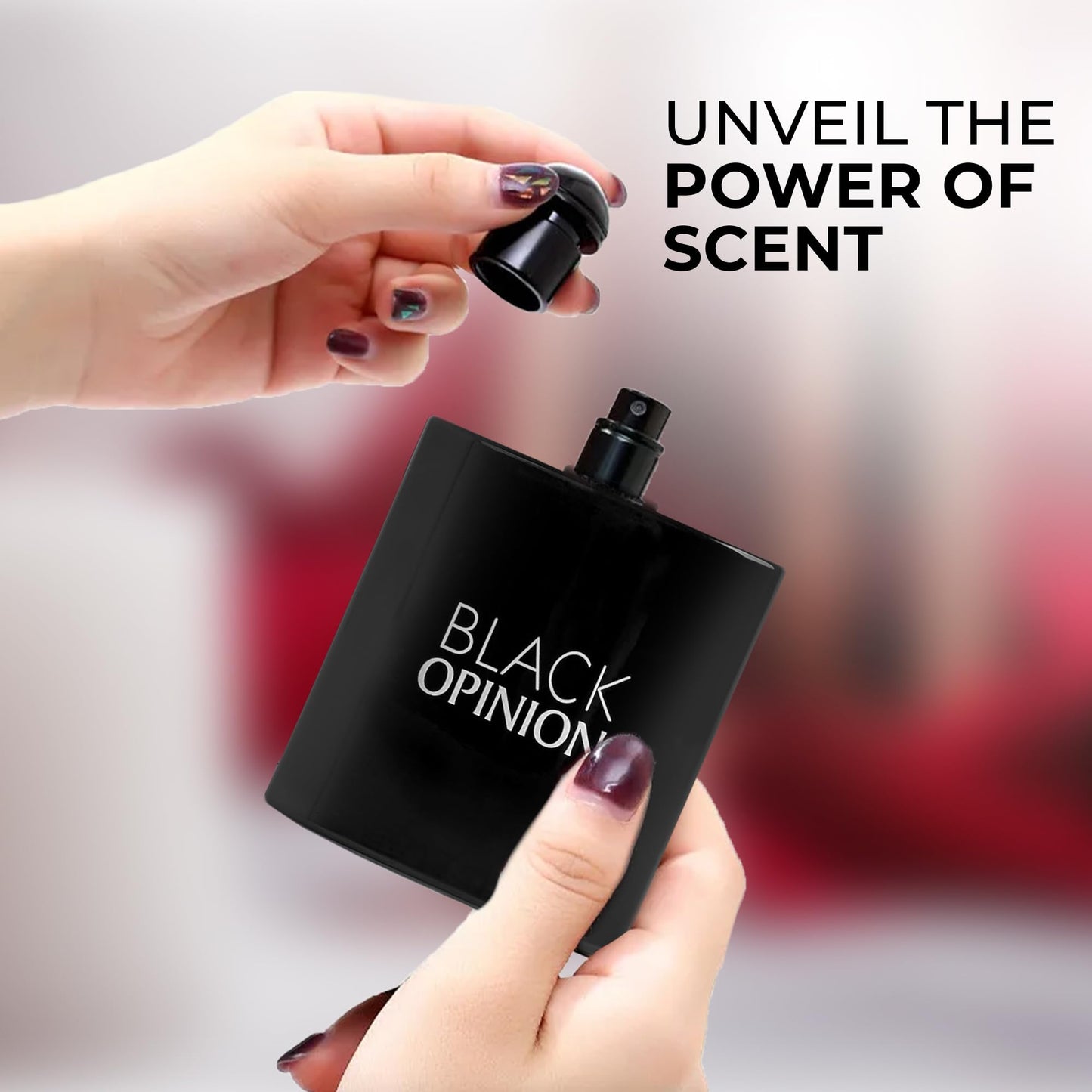 AFLUXE Black Opinion Perfume for Women Sweet and Irresistible Eau de Parfum Natural Spray Long Lasting 3.4 Fl Oz Fragrance for Daily Elegance