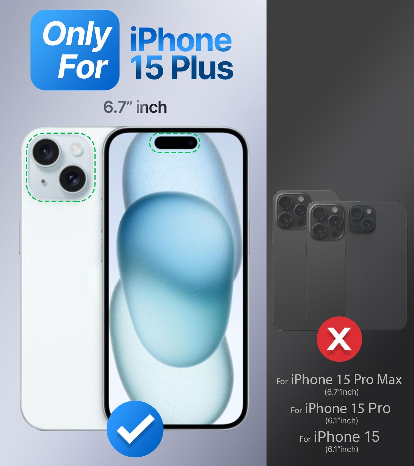 Shields Up For Iphone 15 Plus Case With Stand, Phone Case With Double Ring Holder [Adjustable & Foldable] Protective Translucent