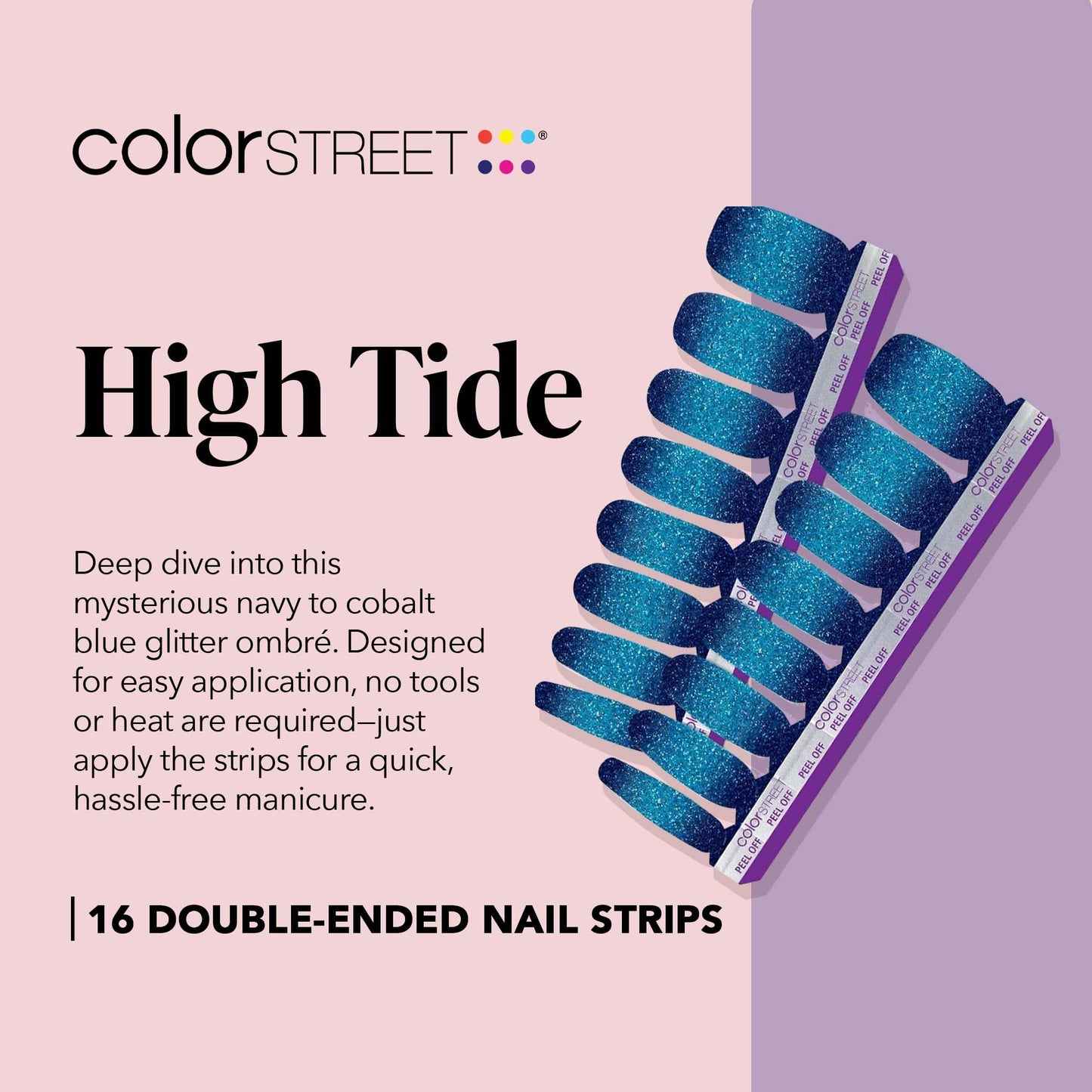 Color Street High Tide Nail Strips