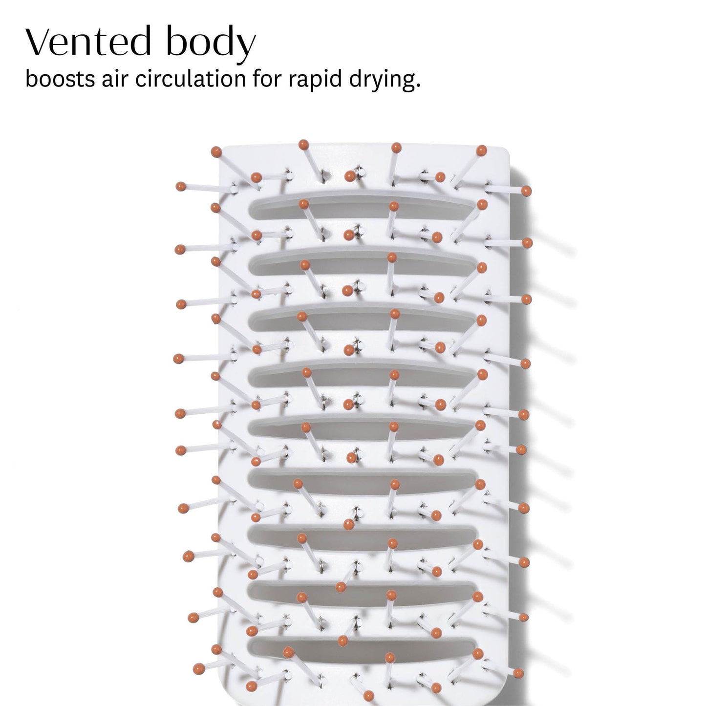 T3 Dry Vent Hair Brush | Vented Detangling Brush for Fast Blow Drying | Heat Resistant Bristles