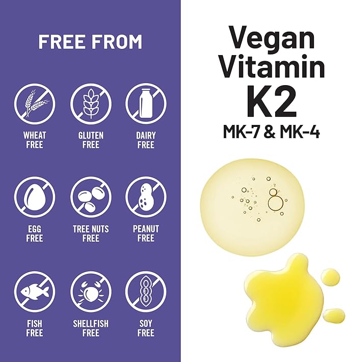 NatureWise Vitamin K2 Supplement with MK-7 100mcg and MK-4 500mcg - Enhanced Bioavailable Formula - K Complex for Bone and Heart Health - Vegan, Gluten Free, Non-GMO - 90 Softgels[3-Month Supply]