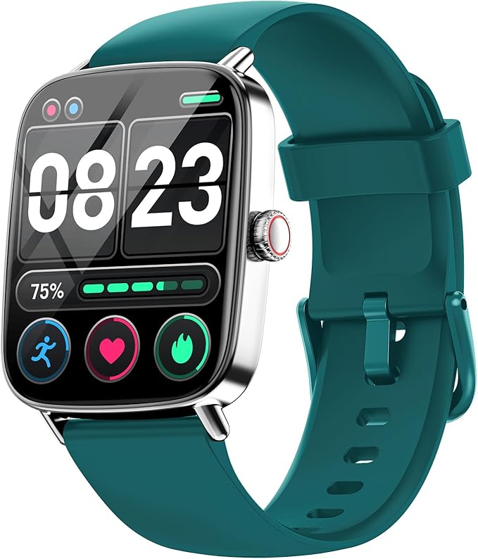 Smart Watch for Men Women, 1.85" HD Smartwatch Compatible iPhone/Samsung/Android (Answer/Make Calls), 100+ Sport Modes Fit...