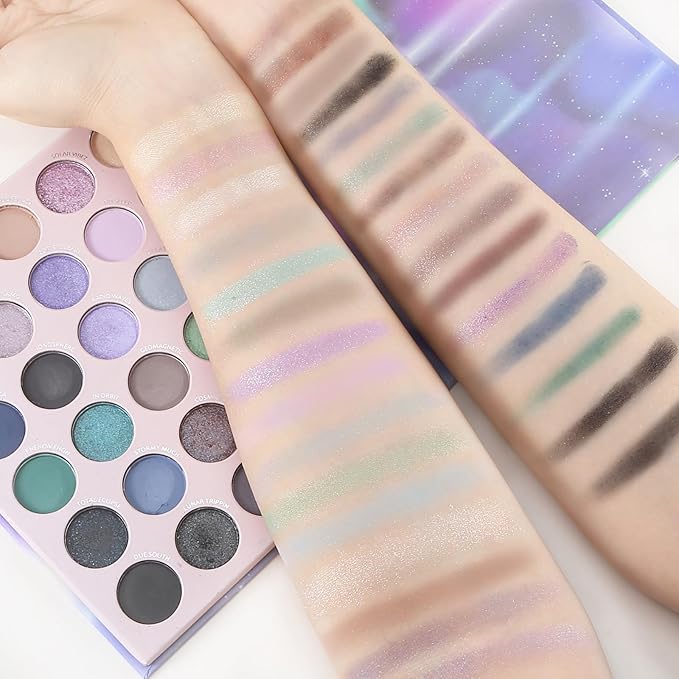 Eyeshadow Palette 30 Pigmented Matte Shimmer Eye Shadow Makeup Palette Glitter Long Lasting Waterproof