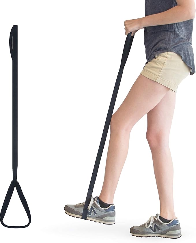 RMS Premium 35” Leg Lifter with Hand Strap & Foot Loop – Long-Term Orthopedic Daily Living Aid for Chronic Hip, Knee & Mob...