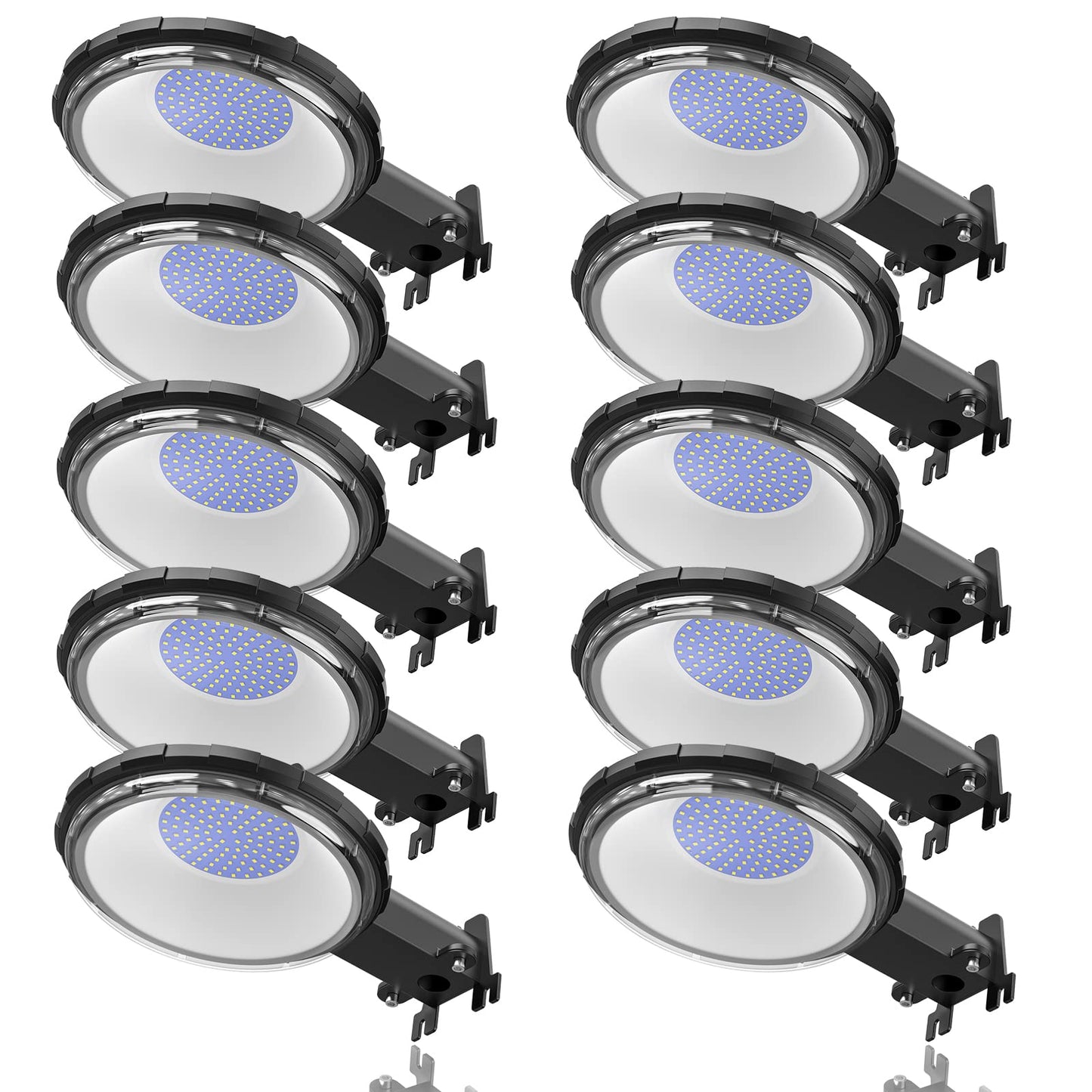 Viugreum 10 Pack 100W Led Barn Light - 12000Lm Dusk To Dawn Outdoor Lighting, Ip65 Waterproof, 5000K Daylight, Model Zt0001
