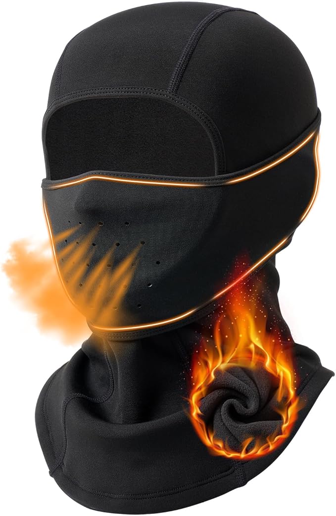Ski Face Shiesty Mask Thermal Winter Balaclava for Men Women-Face Covering Mask for Cold Weather Skiing Motorcycle Fishing