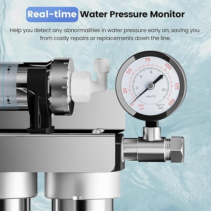 CTO Replacement Filter Compatible with U1 Under Sink Water Filter, 6-12 Months Lifetime, U1 CTO Filter