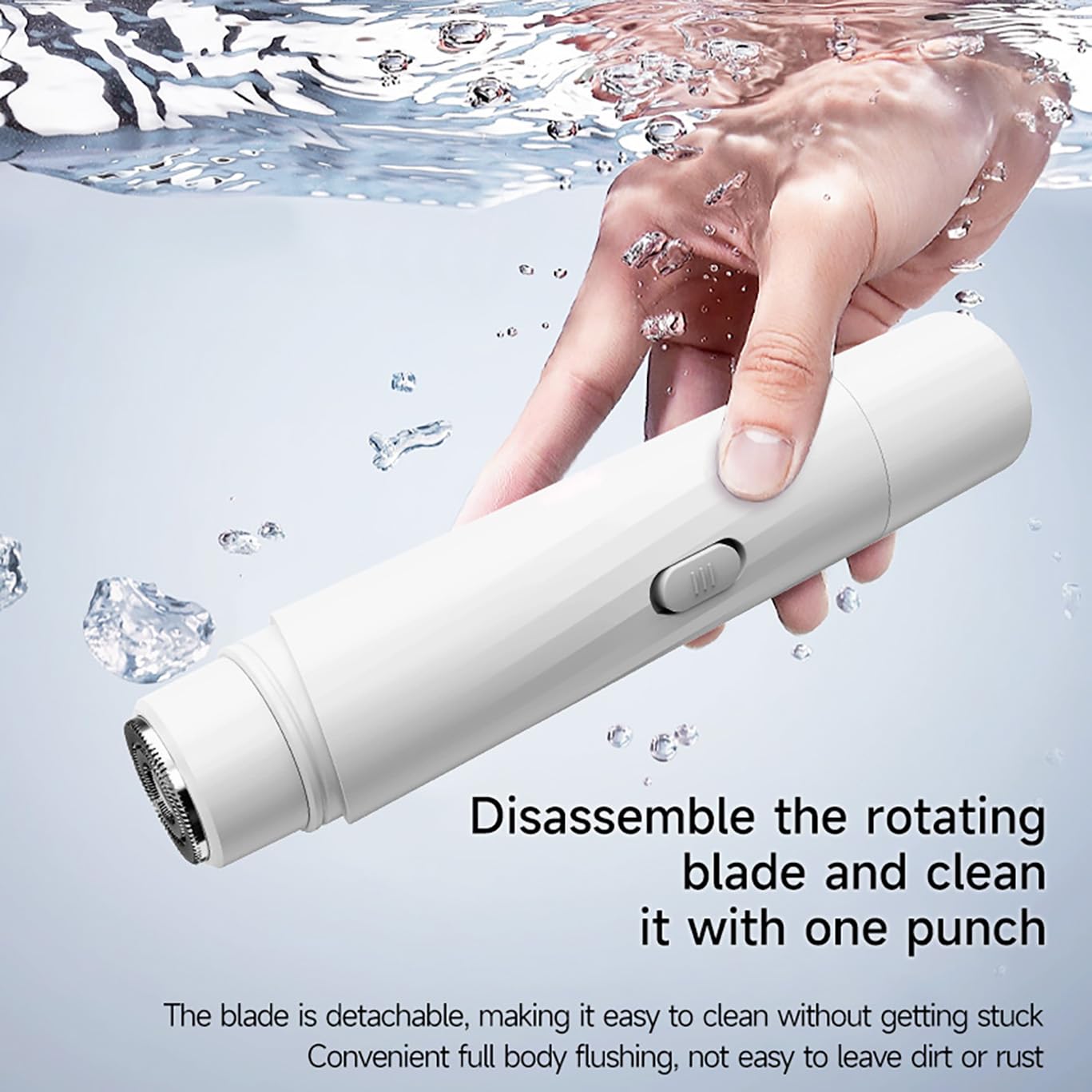 Bikini Trimmer for Women Pubic Hair: 2 in 1 Eletctric Razors for Women - Rechargeable Eletctric Shaver - IPX6 Waterproof Bikini