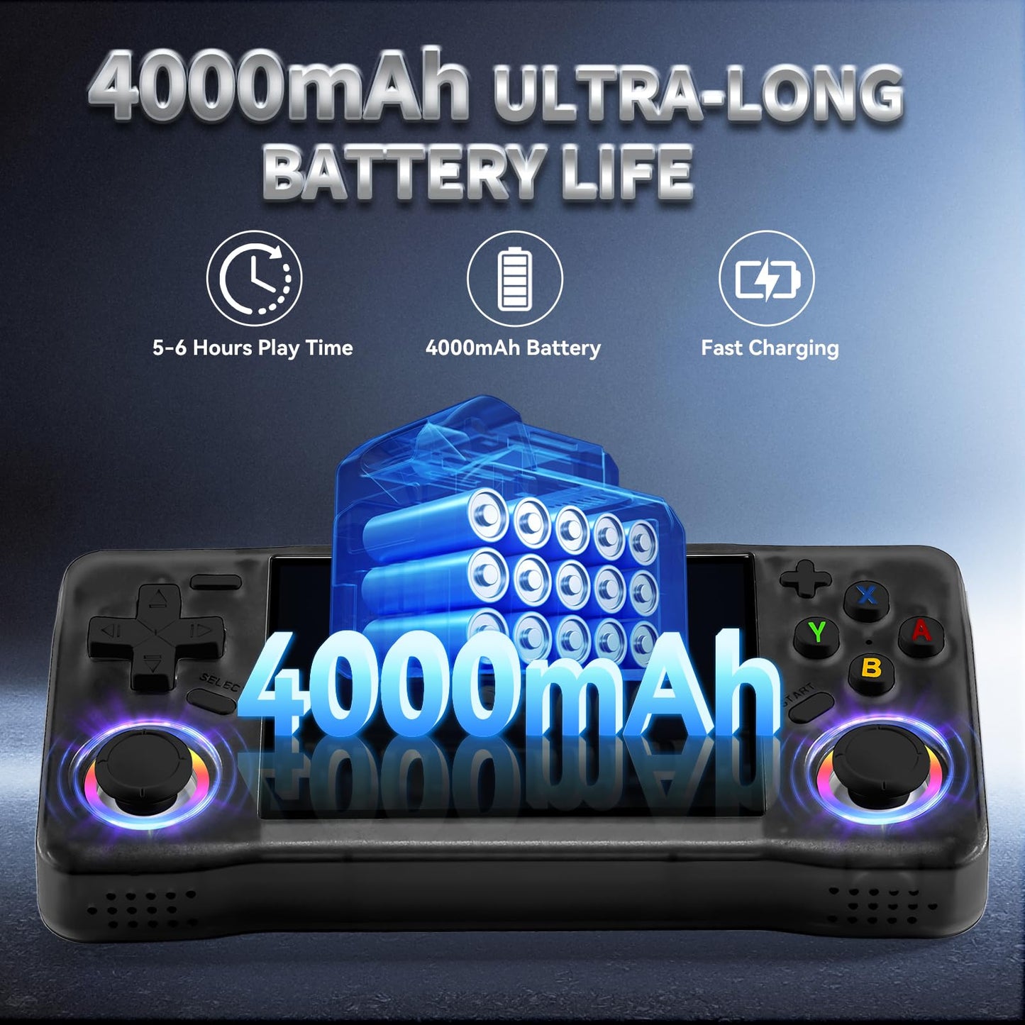 Colourbing XF35H Retro Handheld Game Console - Open Source Linux System, 3.5-inch Full-Lamination Screen, 18000+ Classic Games, 4000mAh Battery Portable Handheld - Supports WiFi Multiplayer