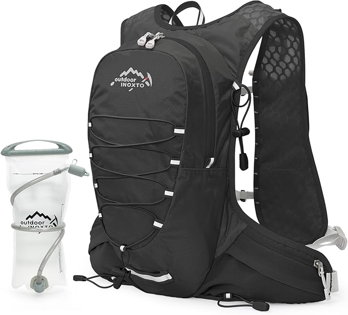 IX INOXTO Running Hydration Vest for Men Women Water Backpack for Running 3L Running Hydration Pack for Trail Running Mara...