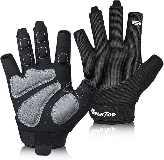 SeekTop Workout Gloves for Men and Women, Weight Lifting Gloves with Full Protection, Excellent Grip, Gym, Breathable Exer...