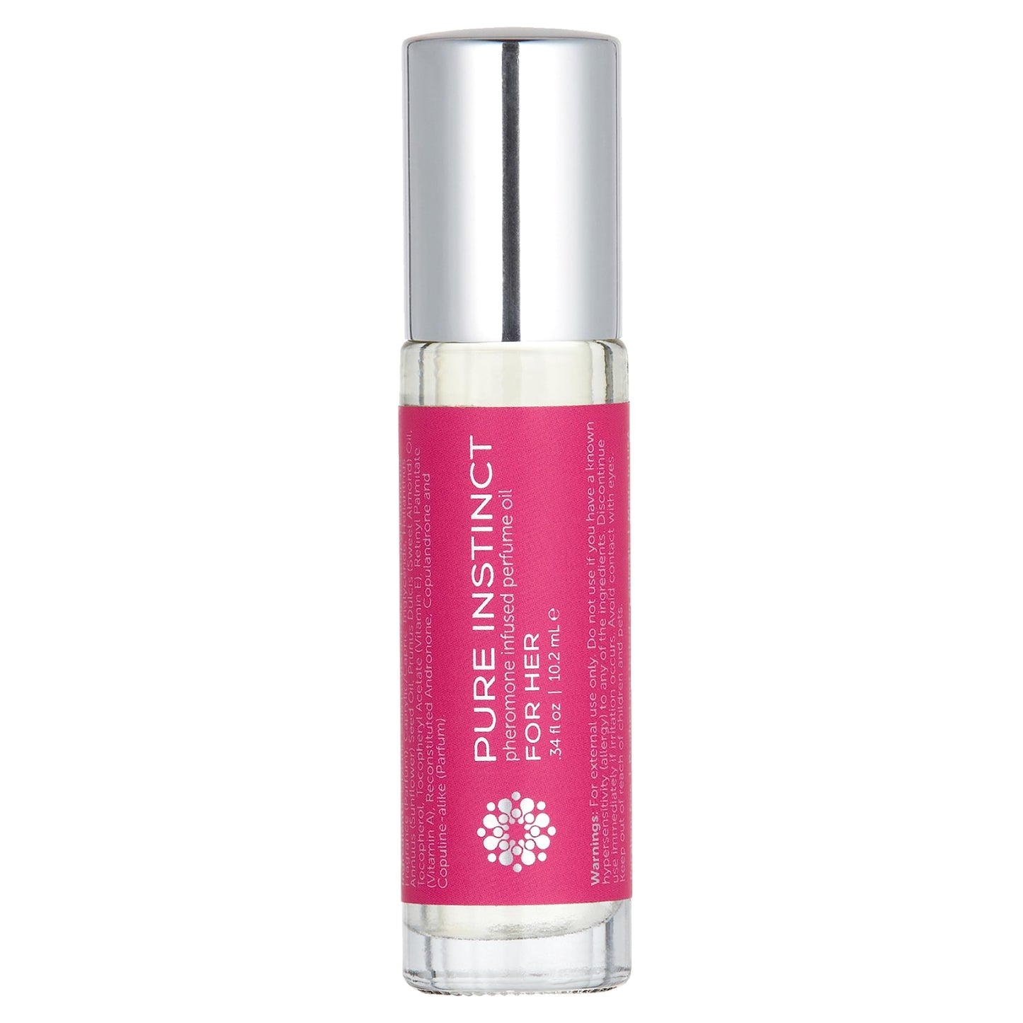 Pure Instinct Roll-On - The Original Pheromone Infused Essential Oil Perfume Cologne - TSA Ready (For Her - Women)