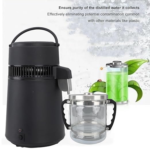 Water Glass Carafe for Distiller, 6L Replacement Glass Collection Bottle Distilled Water Bottle Compatible with Counter Top Water Distiller Filter