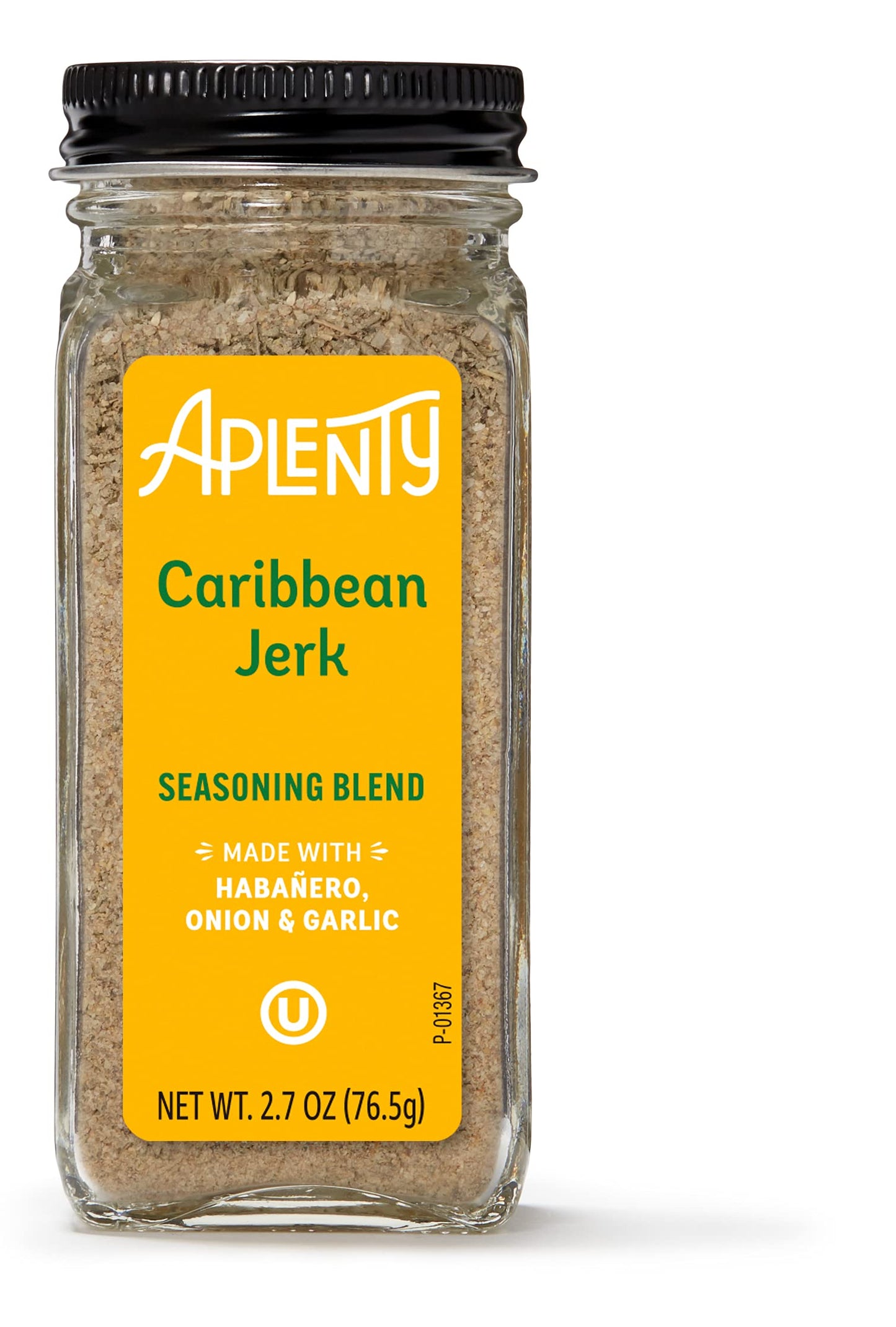 Aplenty, Caribbean Jerk Seasoning Blend, 2.7 Oz