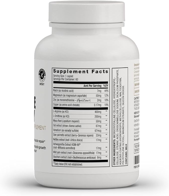 AdvoCare Nighttime Recovery Amino Acid & Herbal Supplement - Muscle Recovery Supplement with Ashwagandha, L-Arginine, Magnesium & More - 60 Caplets
