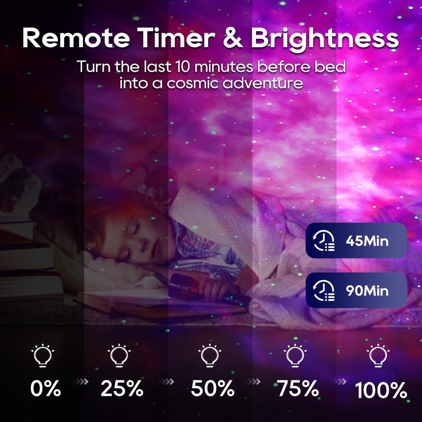 Spoaesn Star Projector Galaxy Night Light - Astronaut LED, Gray, Model TYD-JJWS-001