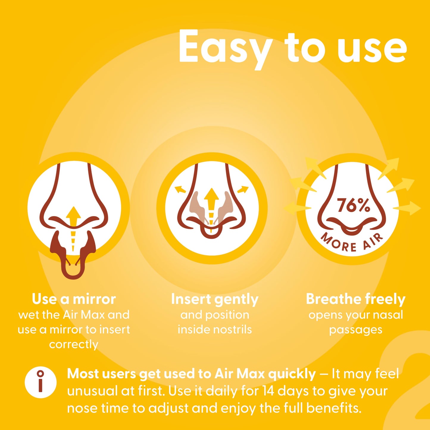 Air Max Unisex Sport Nasal Dilators Trial Pack - Easy, Safe, and Comfortable Breathing Aid - Improves Airflow - Blue, Transparent - 1 Small, 1 Medium