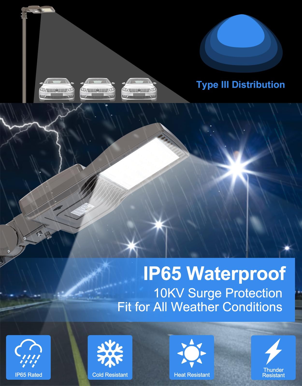 Kukuppo 200W Led Parking Lot Lights With Photocell  Dlc Ul Listed Industril Grade Led Shoebox Street Pole Light Flood Light 30000Lm 5000K Ip65 Waterproof Commercial Lighting Slip Fitter 110V 120V