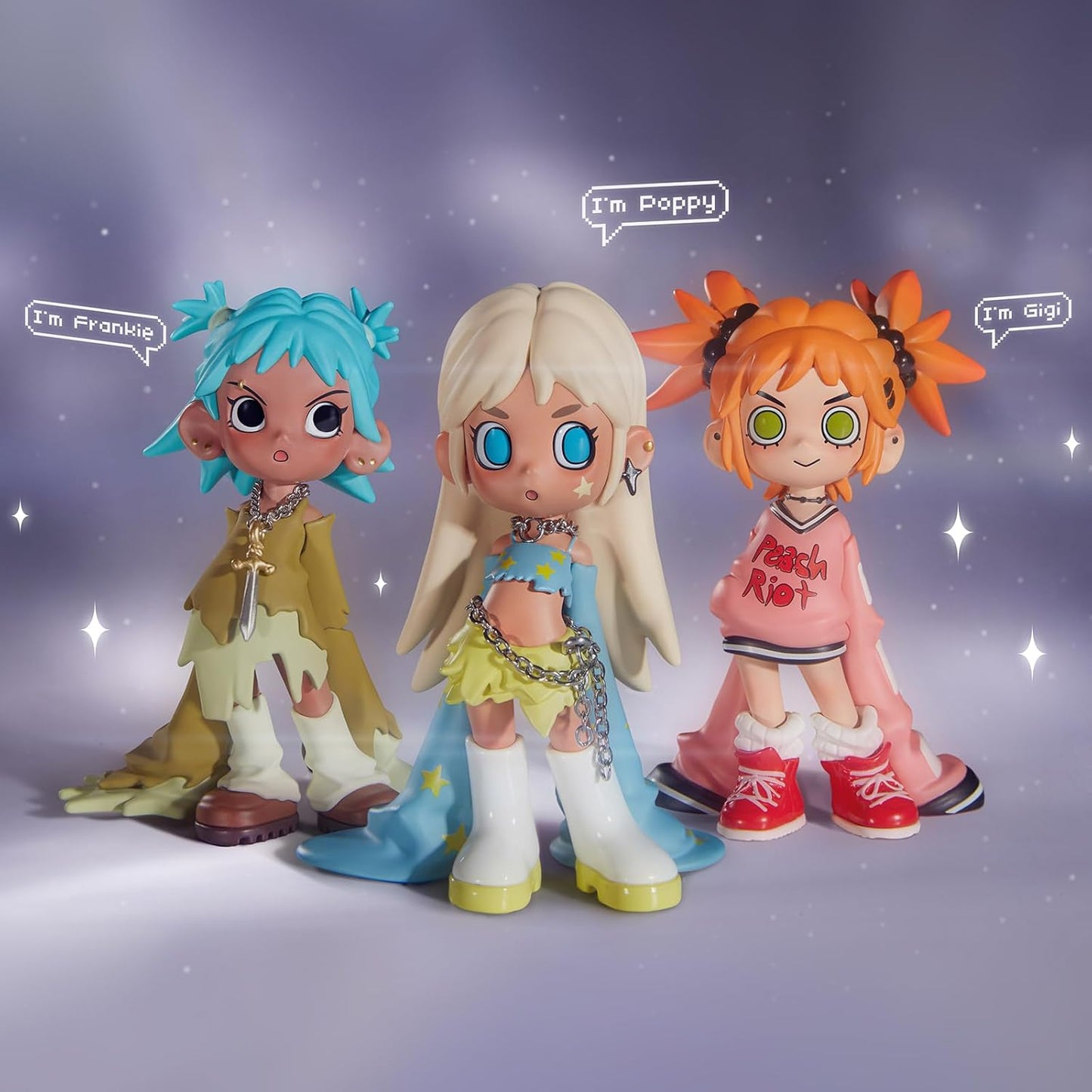 POP MART Lil Peach Riot Loading! Series Blind Box Figures, Collectible Toys Home Decorations, Holiday Birthday Gifts for Girls and Boys, Single Box