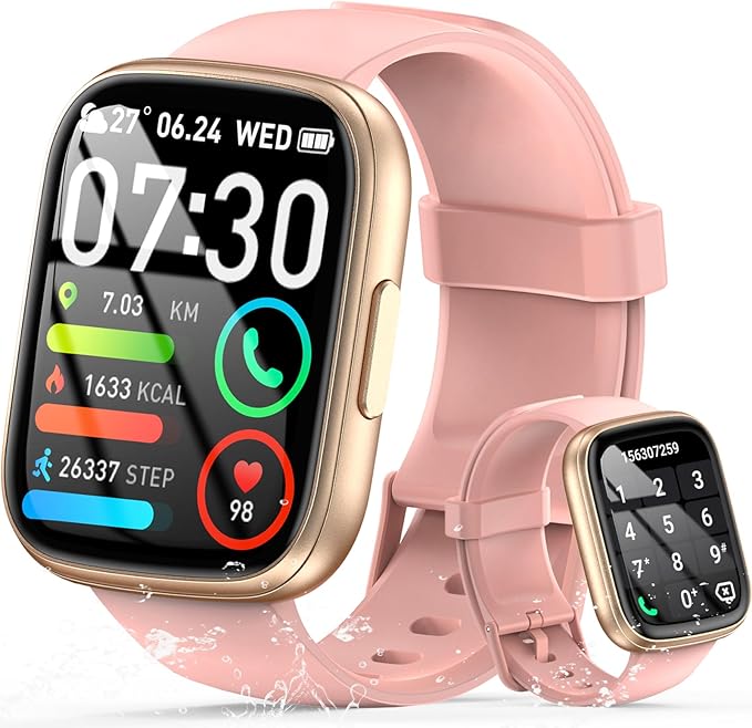 Smart Watch for Men Women (Answer/Make Call), 1.95" Touch Screen Fitness Tracker with Heart Rate/Sleep Monitor, IP68 Water...