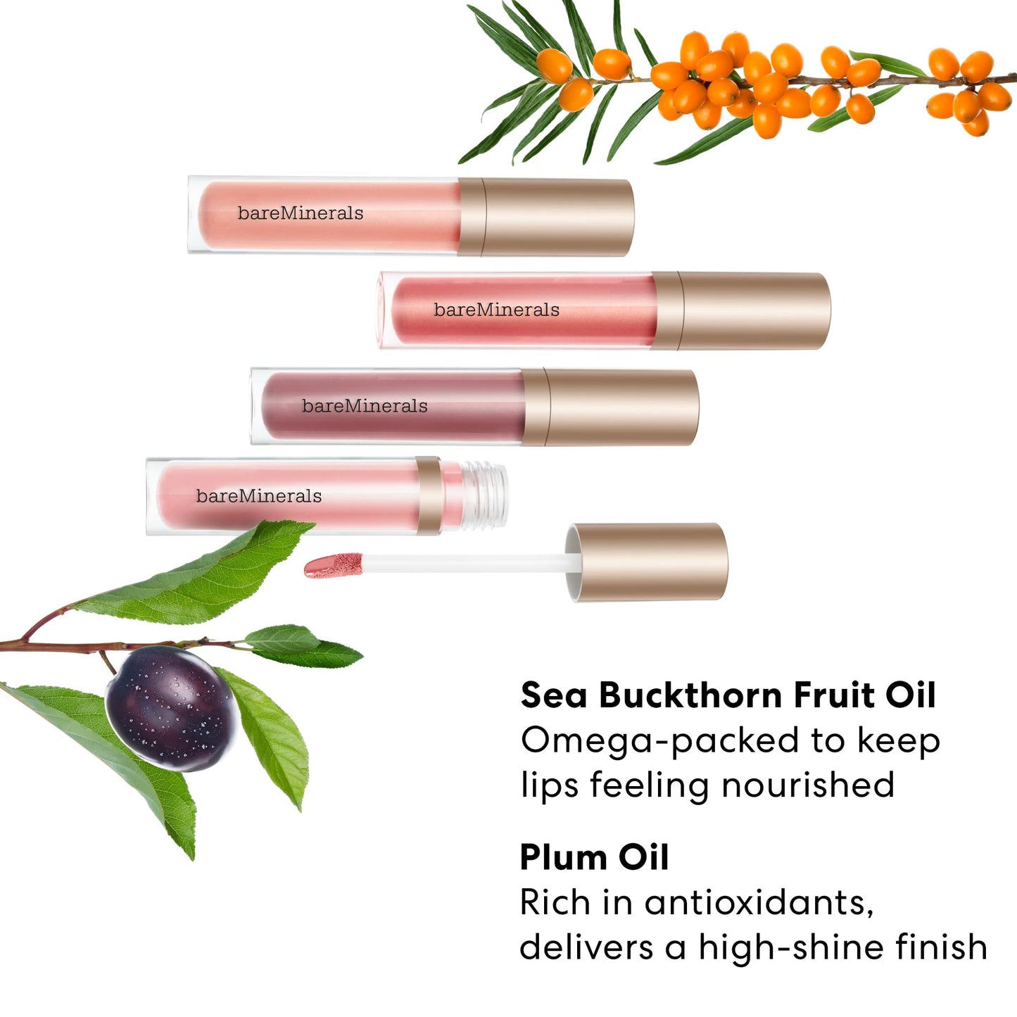 bareMinerals Mineralist Lip Gloss-Balm, Clarity