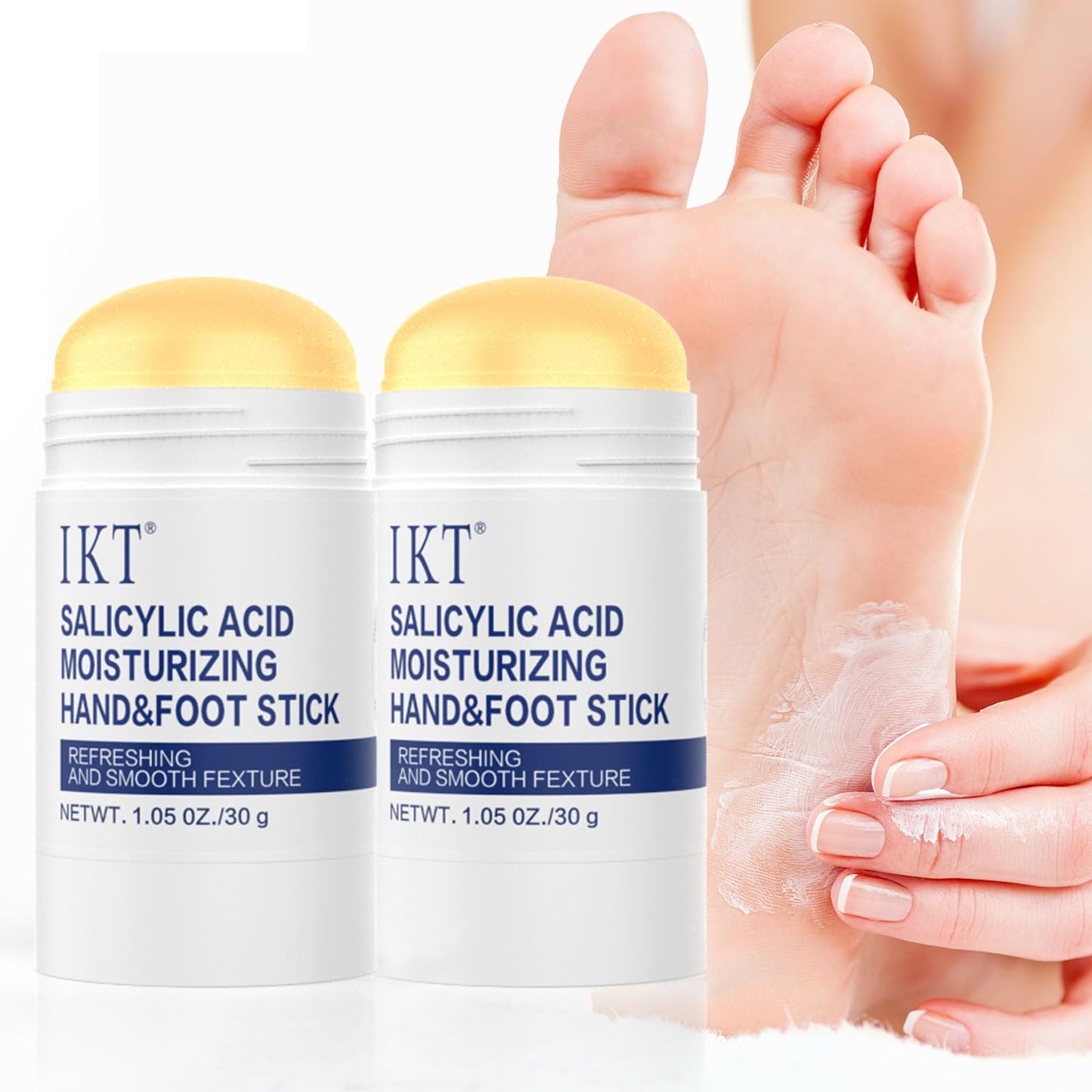 PasaRose Professional Repair Heel Balm Stick -2 pcs, for dry cracked feet treatment, intensive foot repair, refreshingly smooth