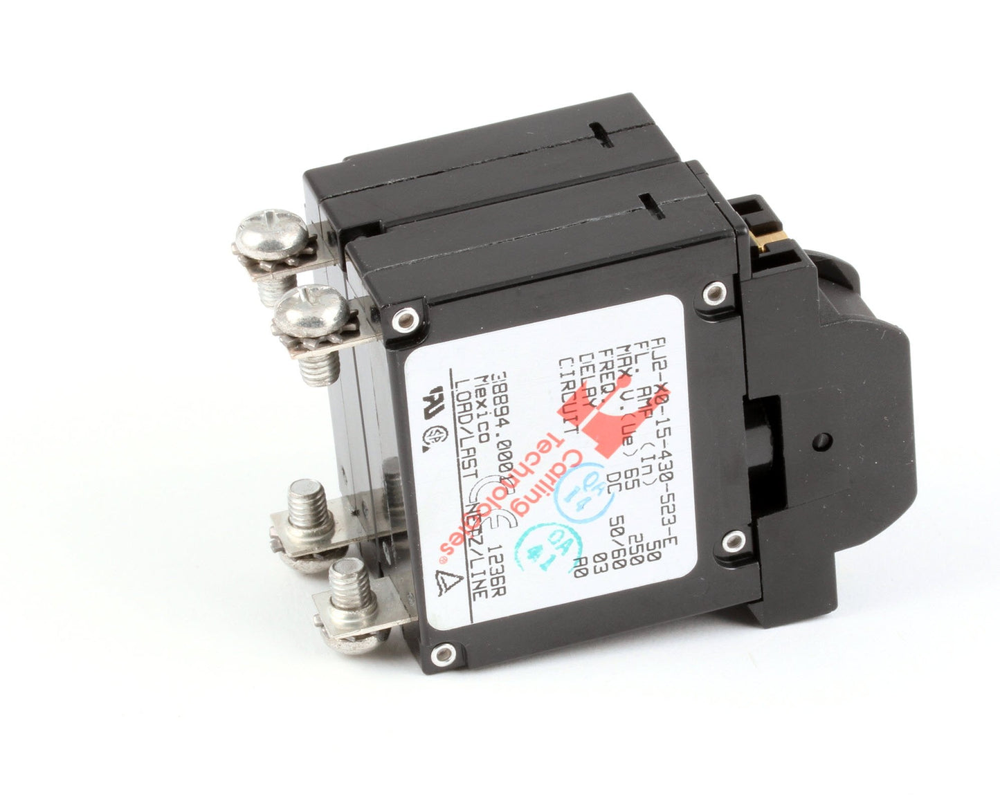 Bunn 38894.0001 Switch,125/250V 50A Dbl Pole