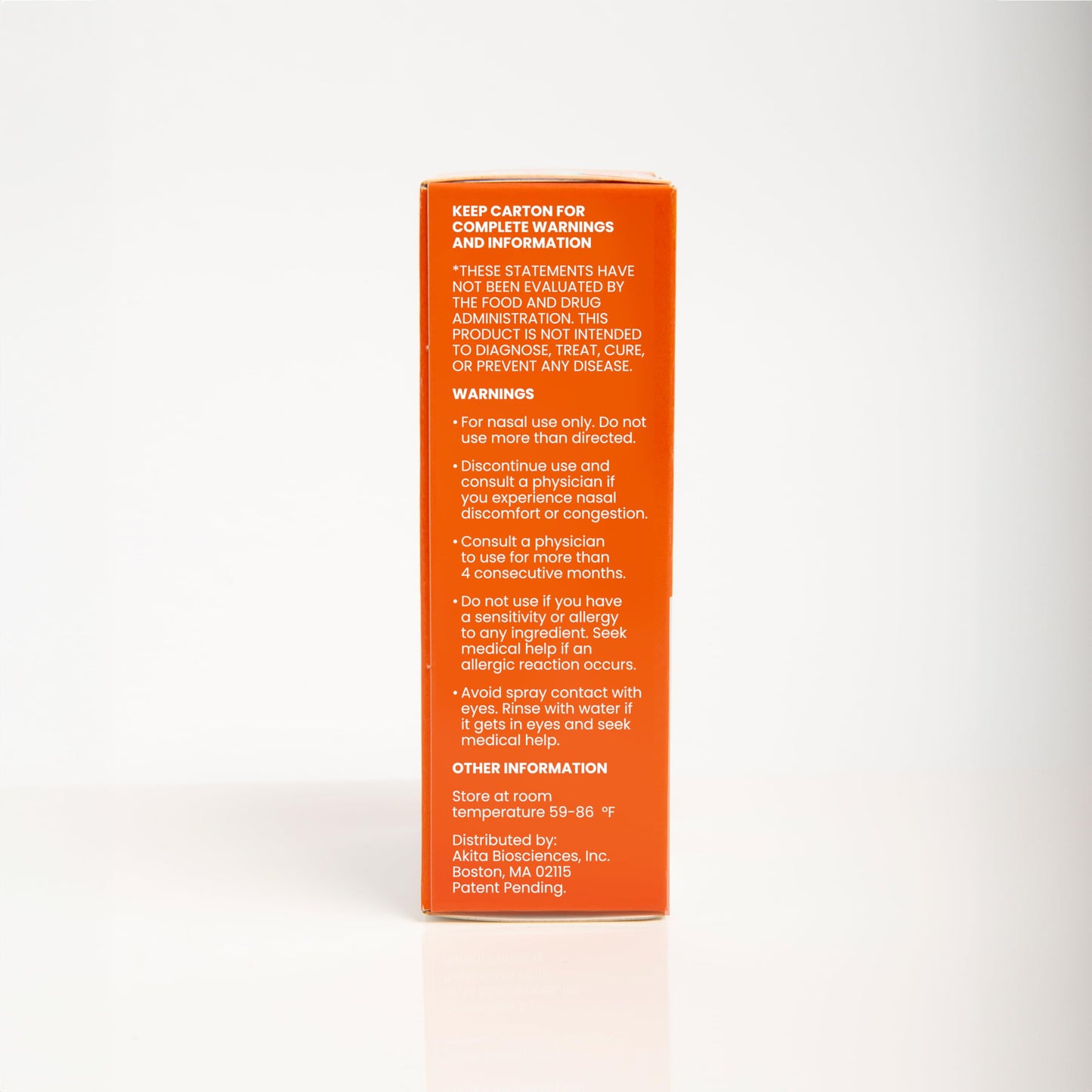 Profi™ Everyday Nasal Spray - Helps Defend Against Airborne Germs and Allergies, Lasts Up to 8 Hours, Advanced Nasal Spray for Air Travel, Work, Conferences & Indoor Gatherings - 90 Sprays, 0.36 FL OZ