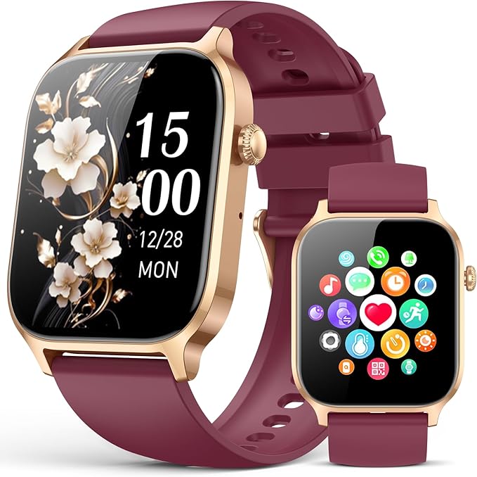 Smart Watches for Women Men, Fitness Tracker Watch with 110 Sports Modes, Step Counter/Sleep Monitor/Pedometer, IP68 Water...