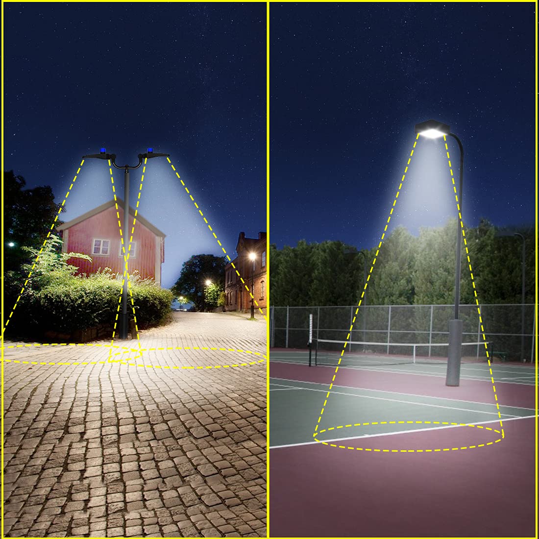 Ledmo Double Bullhorn Bracket For Led Parking Lot Light, 180° Mount, Metal, 300W/Arm Mount, Brown, Model Led1117