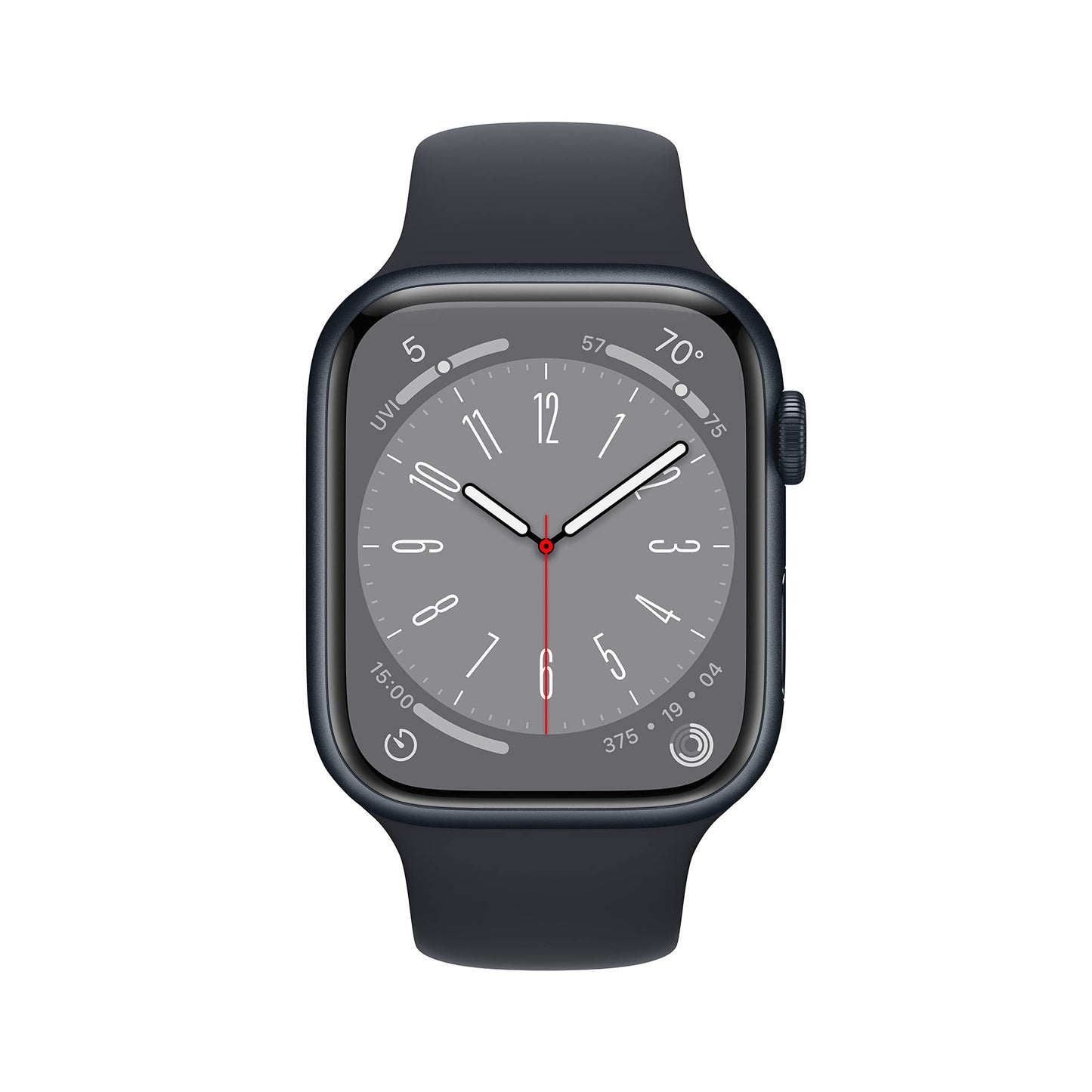 Apple Watch Series 8 [Gps + Cellular 45Mm] Smart Watch W/Midnight Aluminum Case With Midnight Sport Band - S/M. Fitness Tracker,