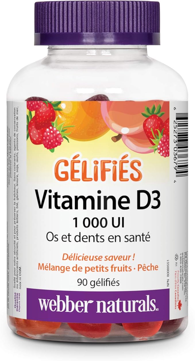 Webber Naturals Webber Natruals Vitamin D3, 1000 Iu 90 Count