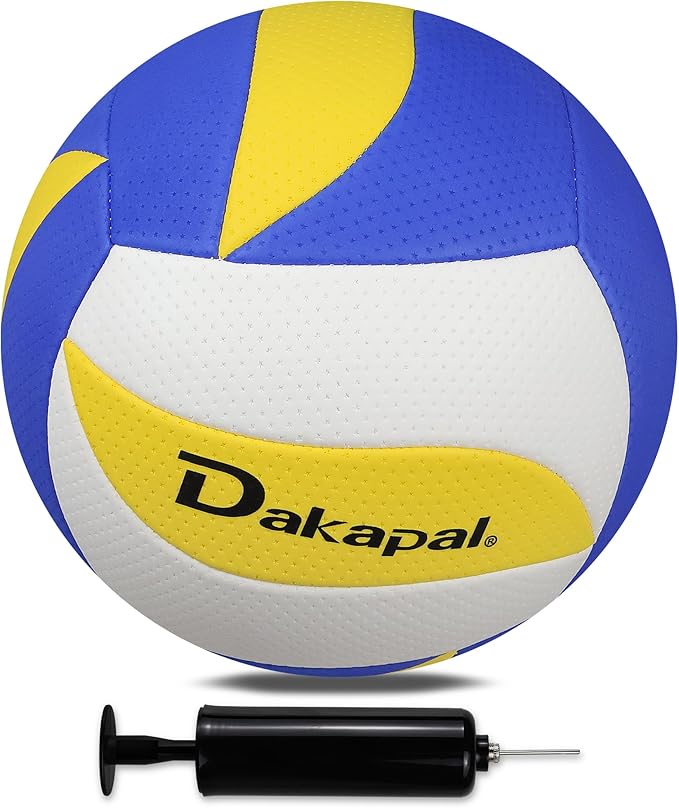 Dakapal Official Air Volleyball – Soft & Lightweight Volleyball for Recreation, Training, and Outdoor/Indoor Play – Offici...