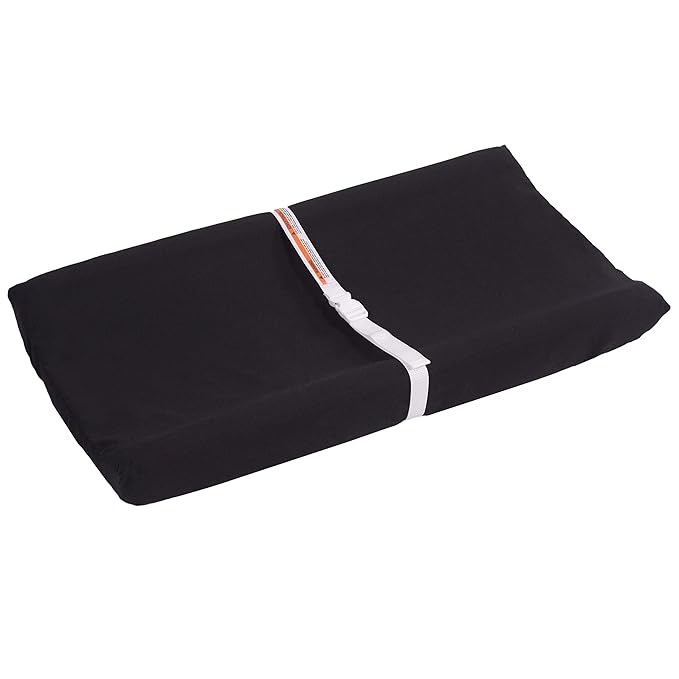 Belsden 3 Pack Microfiber Soft Changing Pad Cover, with 2 Considerate Safety Belt Holes, Durable Diaper Change Table Sheet Set for Baby Boys Girls, 16''x32''x8'', White & Grey & Black