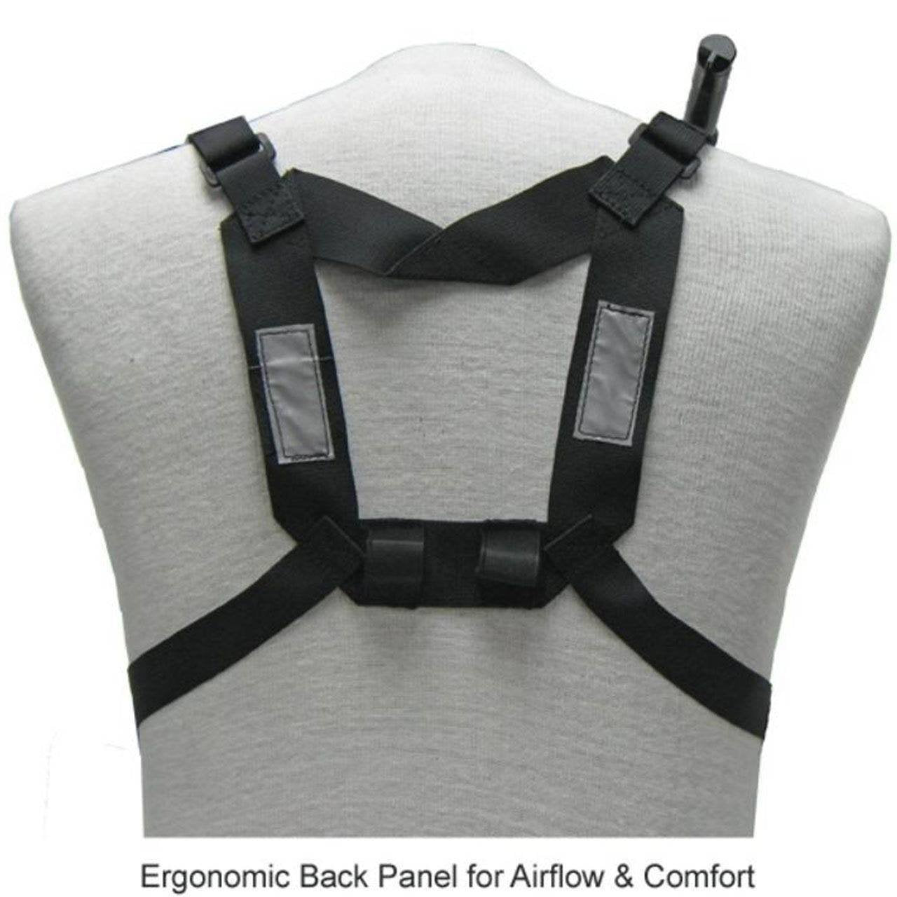 Coaxsher Radio Chest Harness Rig For 2 Way Radio, Gps And Hand Held Electronics | Ideal For Tactical Search And Rescue, Ski Patr
