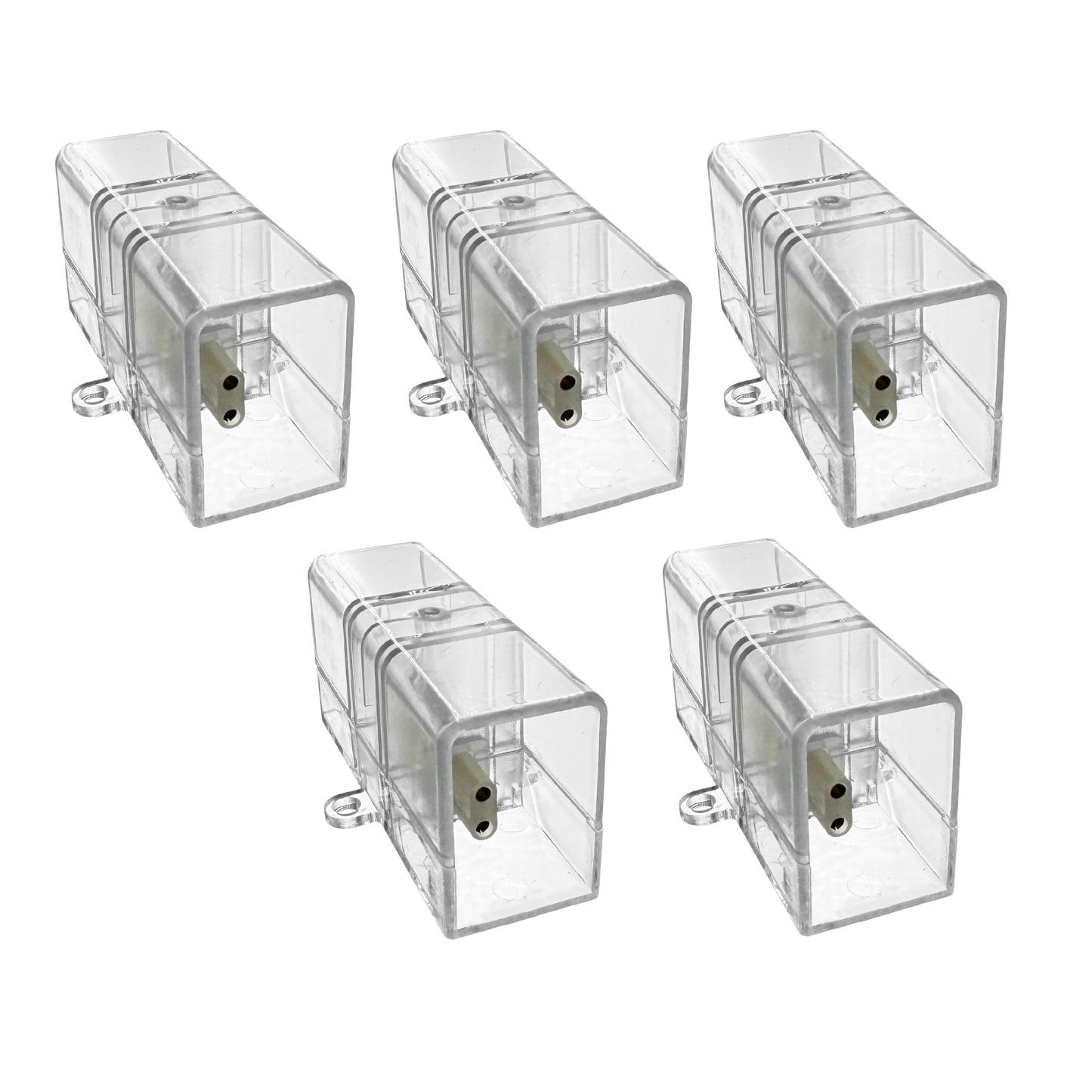 5 Pack Hexagon Garage Light Connectors 180 I-Connector 2 Pin 2 Way Led Garage Light Copper Pin Diy Hexagon Accessories Replacement/Spare For Honeycomb Lighting Systems (5 Pack I Connector)